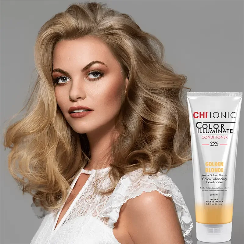 CHI Ionic Color Illuminate Conditioner Golden Blonde 251ml