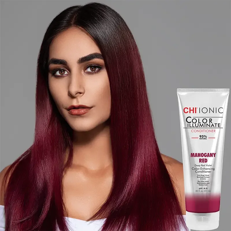 CHI Ionic Color Illuminate Conditioner Mahogany Red 251ml