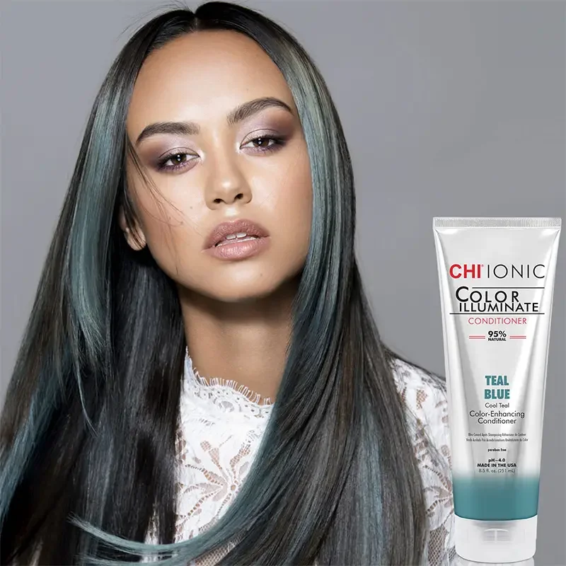 CHI Ionic Color Illuminate Conditioner Teal Blue 251ml