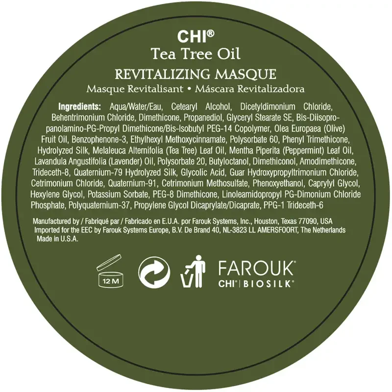 CHI Tea Tree Oil Revitalizing Masque Capillaire 237ml