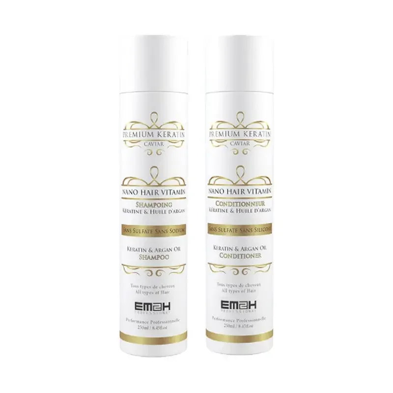 EM2H Premium Keratin Caviar Shampoo & Conditioner 2x250ml