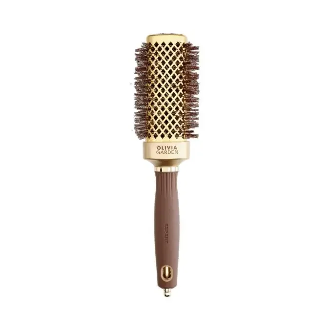 Olivia Garden Expert Blowout Straight Wavy Goud&Bruinn 40mm