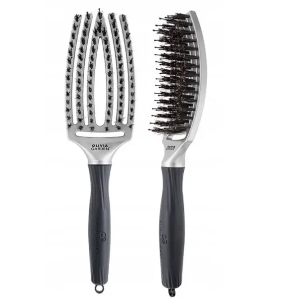 Olivia Garden Borstel Fingerbrush Trinity Purity Silver