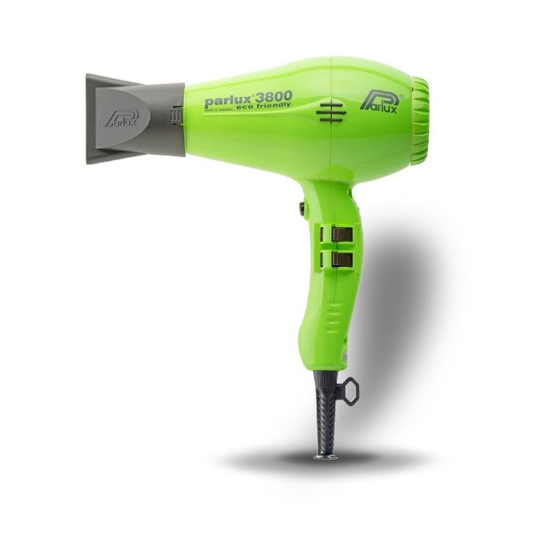 Parlux 3800 Ionic & Ceramic Eco Friendly Hair Dryer Green