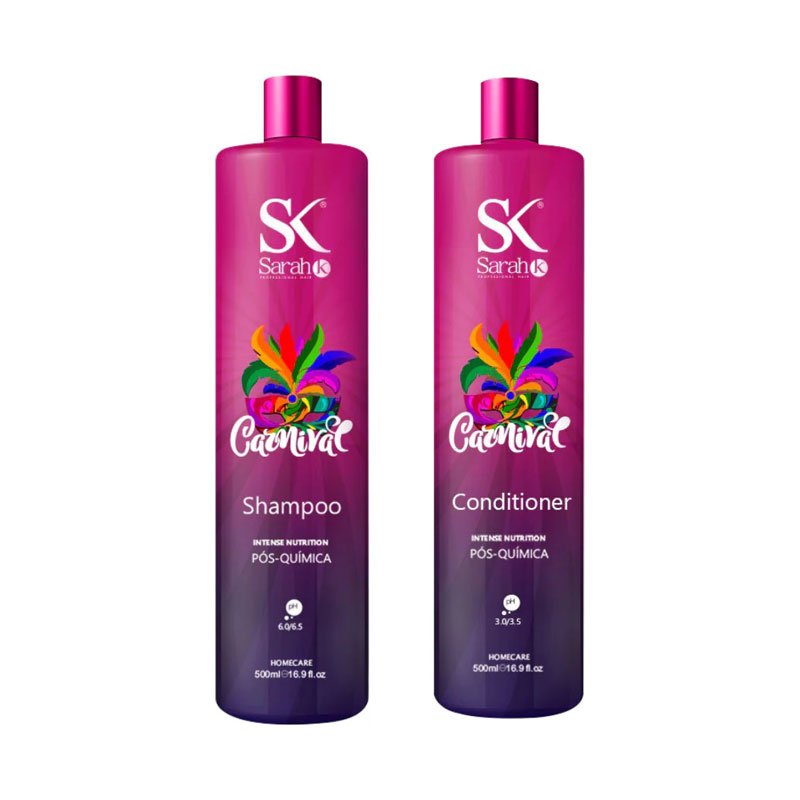 Shampooing et Après-shampooing Carnival Sarah K Professional 2x500ml