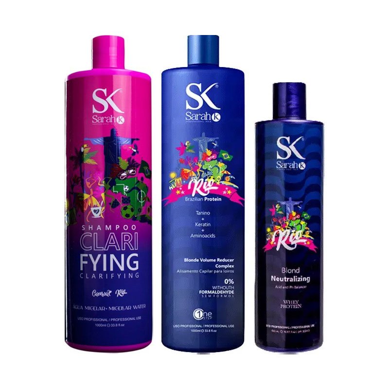 Kit de traitement protéiné SarahK Professional Hair Rio Tanino 2500ml