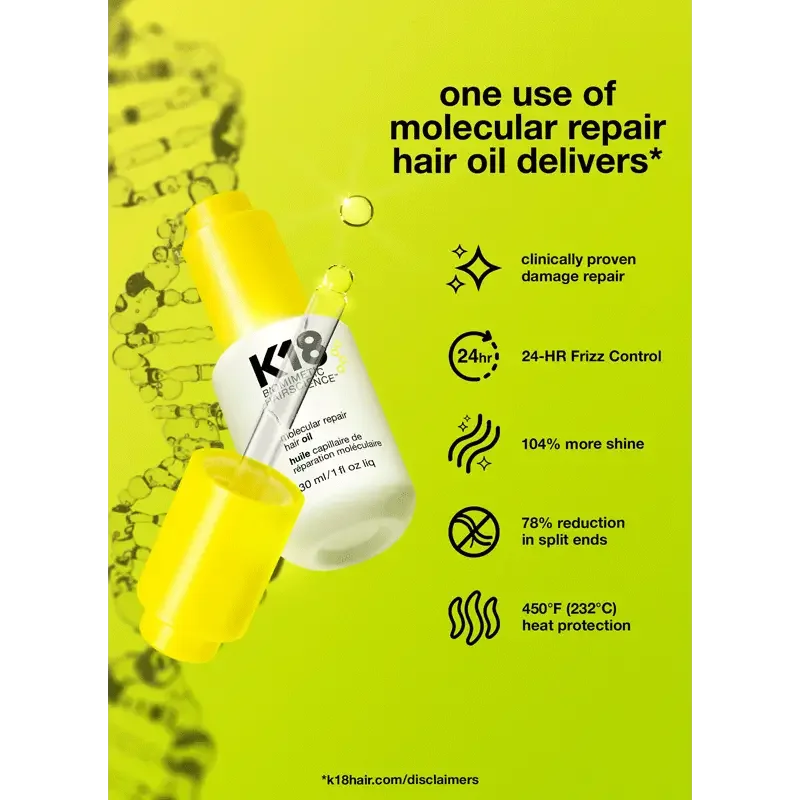 K18 Molecular Repair Hair Oil 30ml