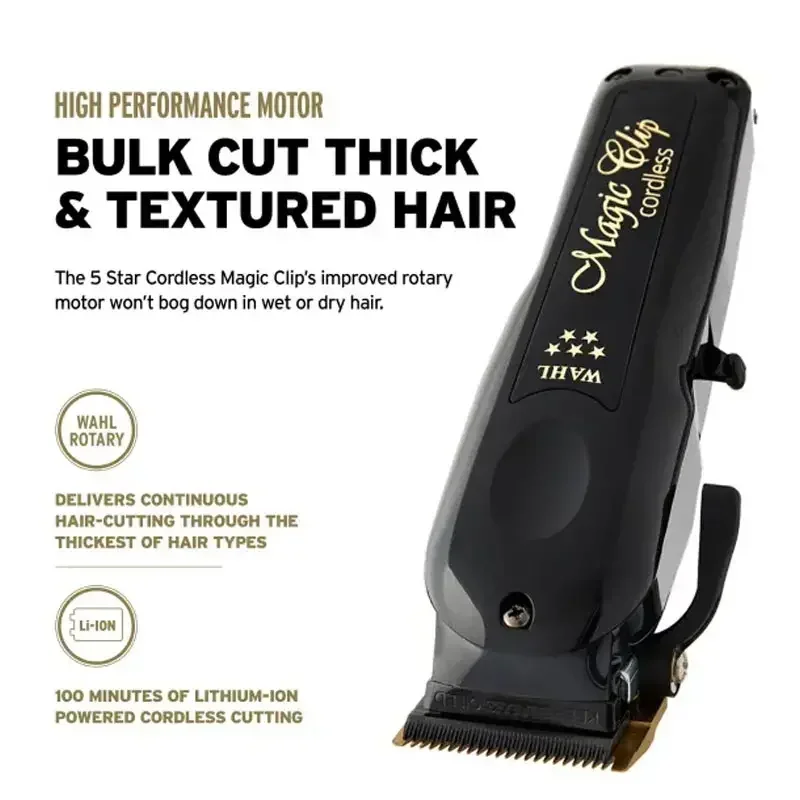 Wahl Combi Magic Clip Draadloze Tondeuse + Detailer Li Trimmer