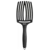 Olivia Garden Finger Brush Care Iconic Boar&Nylon Black L