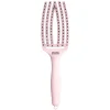 Olivia Garden Fingerbrush Care Iconic Boar & Nilon Pastel Pink Medium